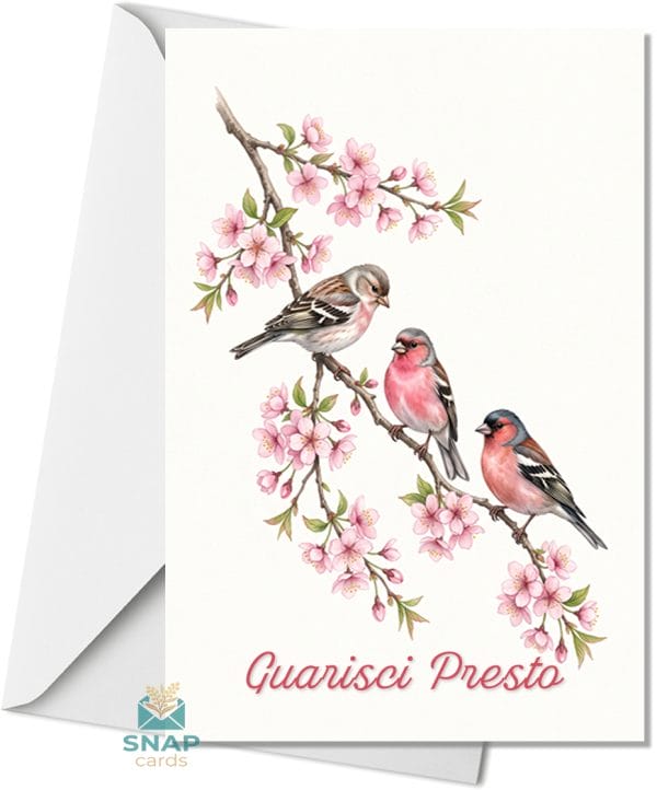 Get well soon greeting card - in your language | Snapcards